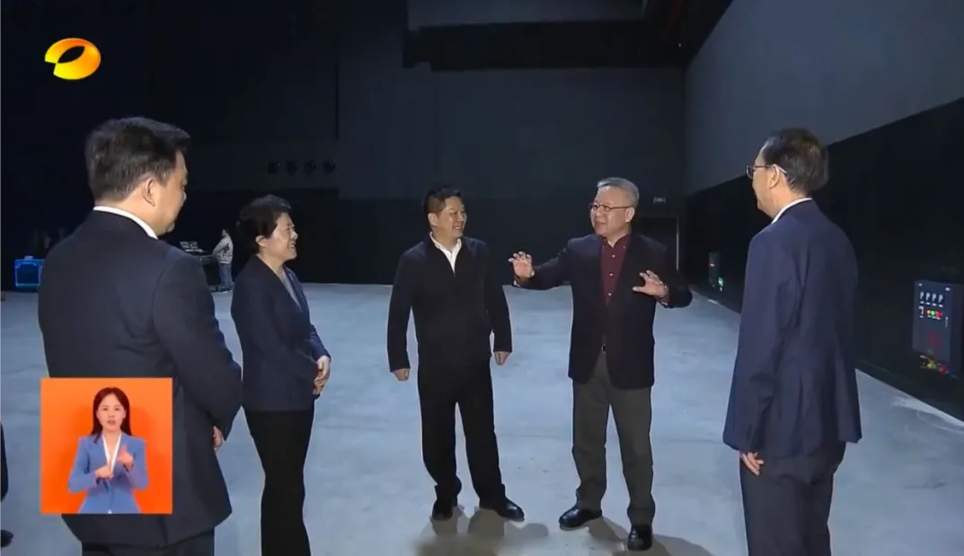 推进文化和科技融合发展，湖南省委书记沈晓明一行莅临尊龙凯时·[中国]官方网站调研考察